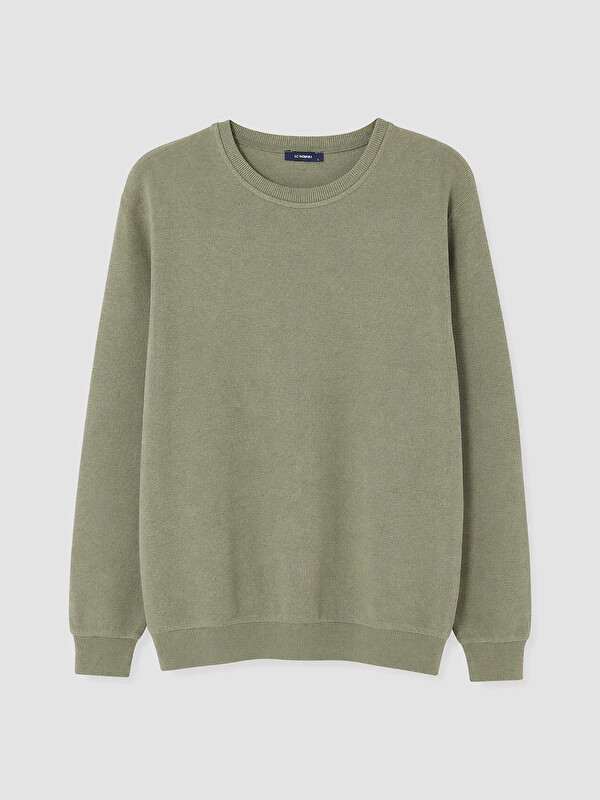 LC WAIKIKI Bisiklet Yaka Erkek Sweatshirt