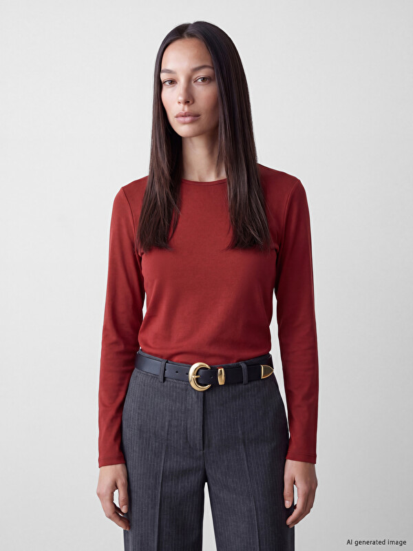 LCW EVERYDAY Tricou Crew Neck 100% Bumbac Femei