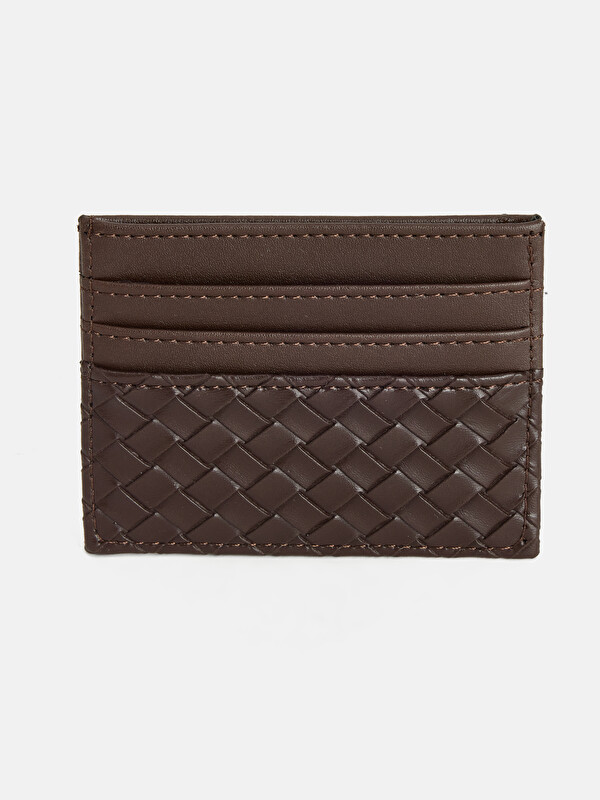 LCW ACCESSORIES Faux Leather Men's Card Holder