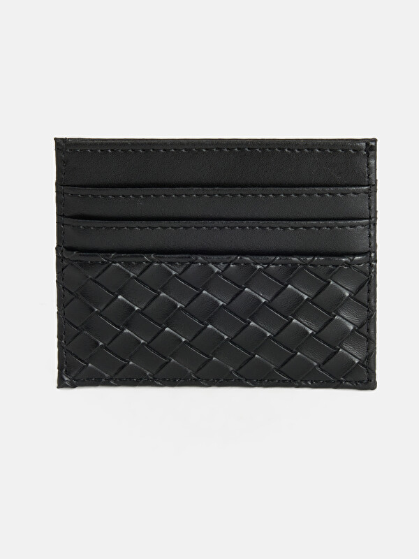 LCW ACCESSORIES Faux Leather Men's Card Holder
