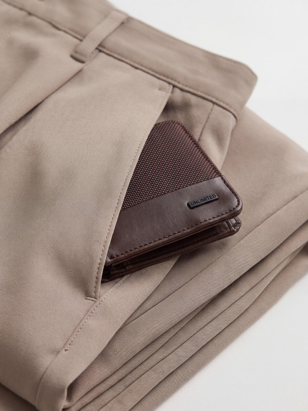 LCW ACCESSORIES Leather Look Men's Wallet