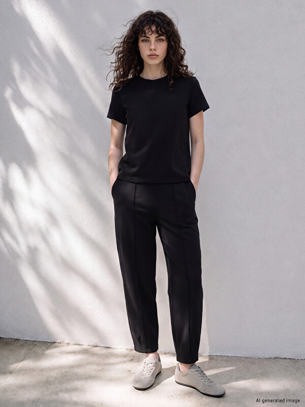 LCW Petite Soft Touch Women's Sweatpants