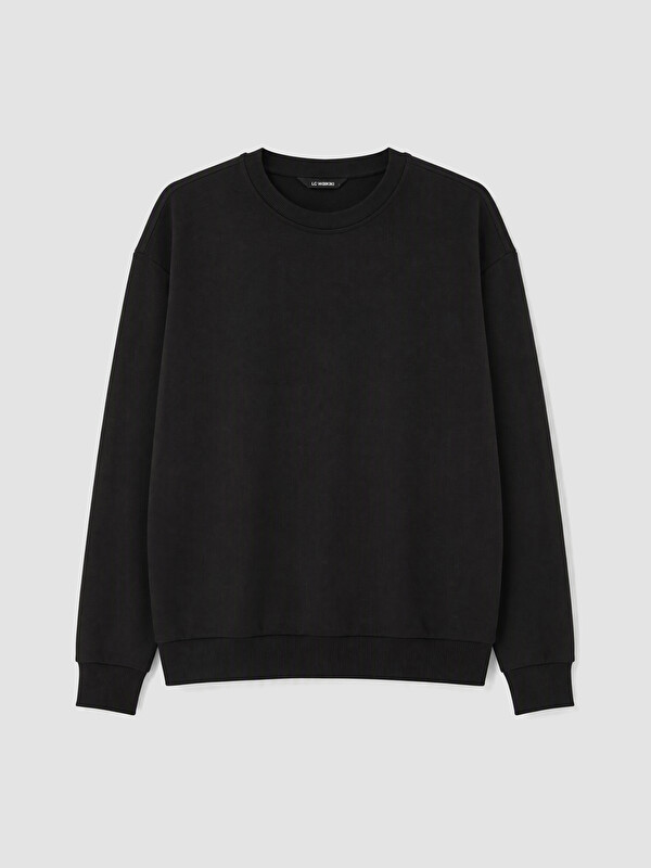 LC WAIKIKI Bisiklet Yaka Erkek Kalın Sweatshirt