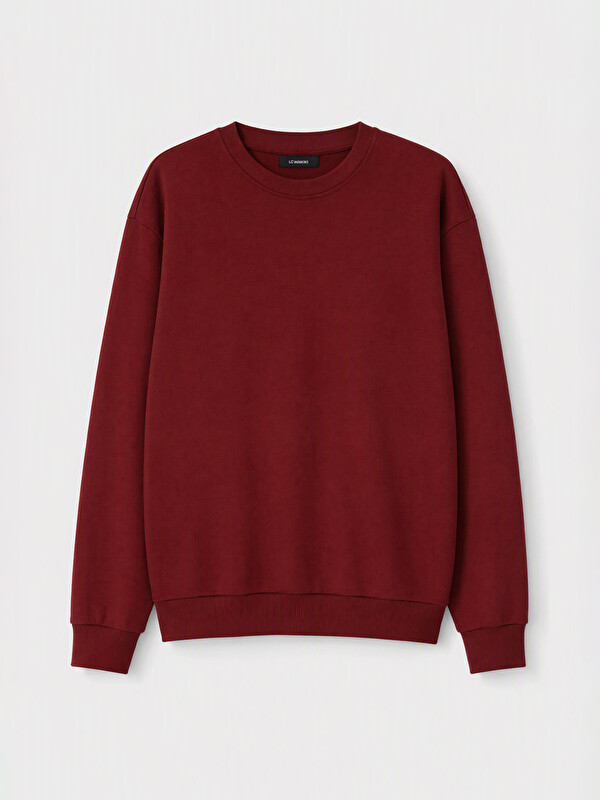 LC WAIKIKI Bisiklet Yaka Erkek Sweatshirt