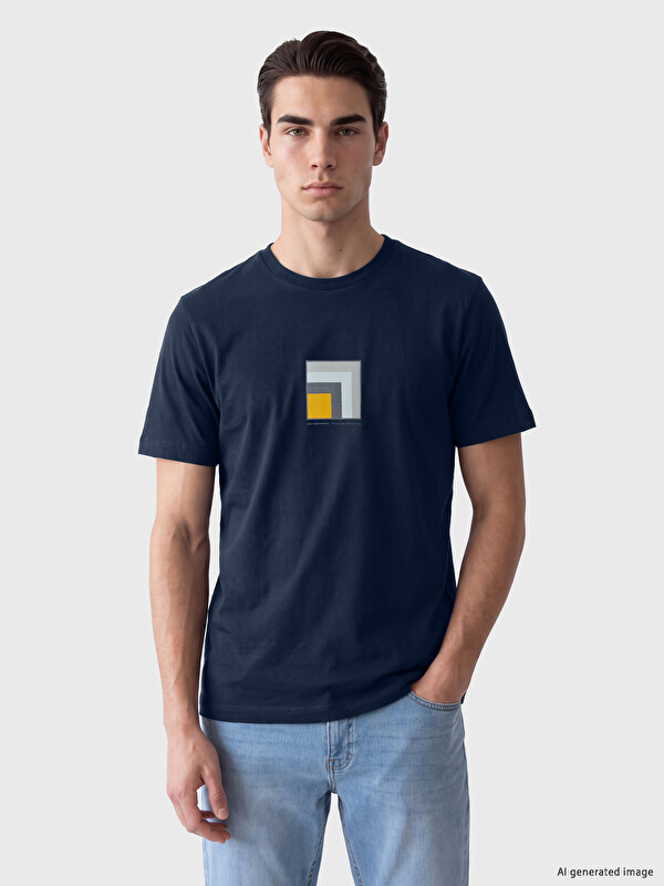 LCWAIKIKI Classic Crew Neck Printed Men's T-shirt