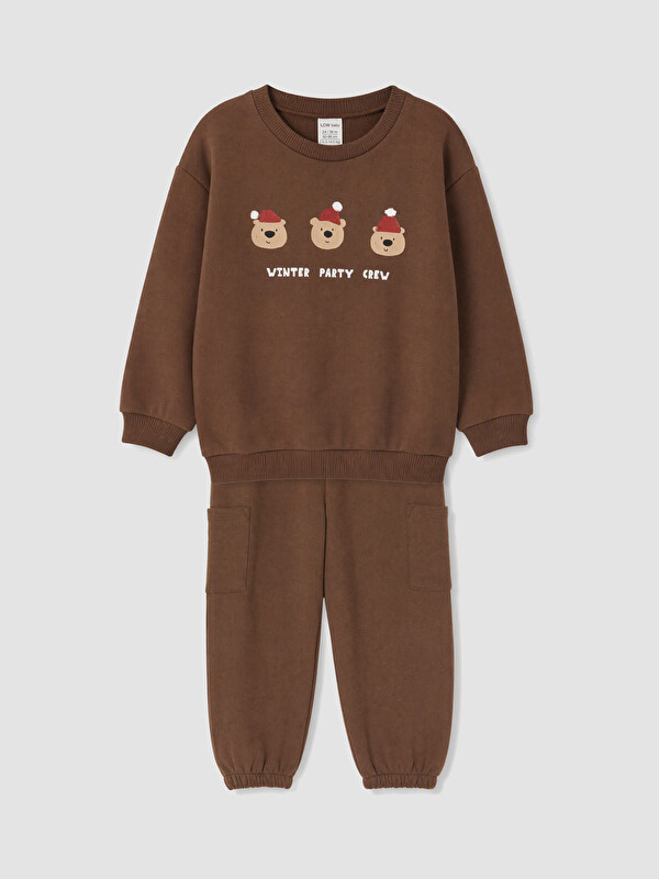 LCW baby Bebe dječak Smeđa Set