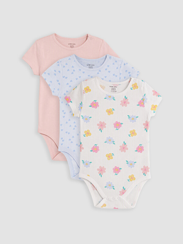 LCW baby Baby Girl Ecru Bodysuit