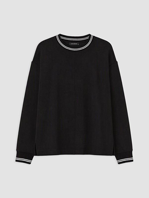 LCW EVERYDAY Soft Touch Çizgili Kadın Sweatshirt