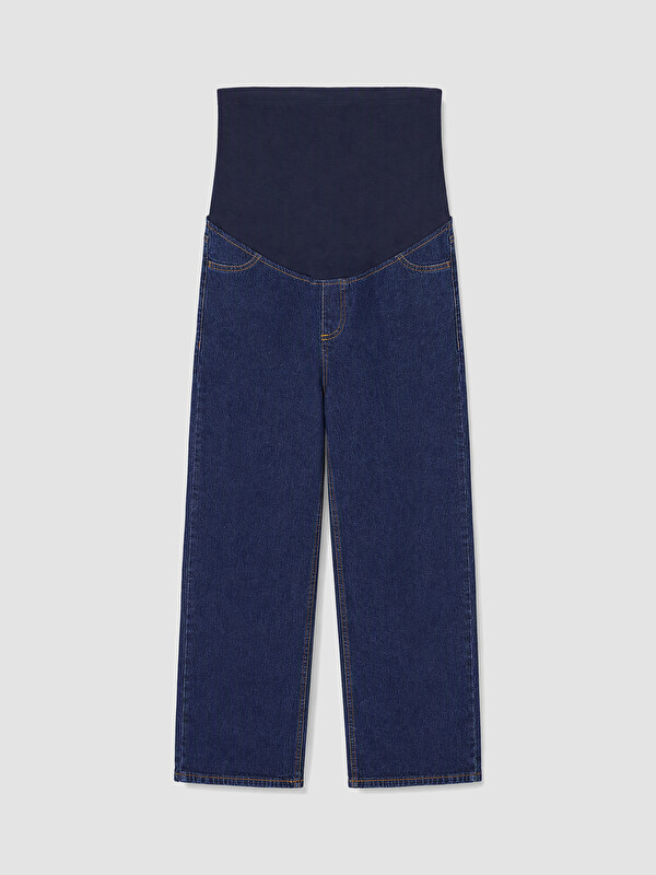 LCWAIKIKI Maternity Belly Paneled Straight Maternity Jean