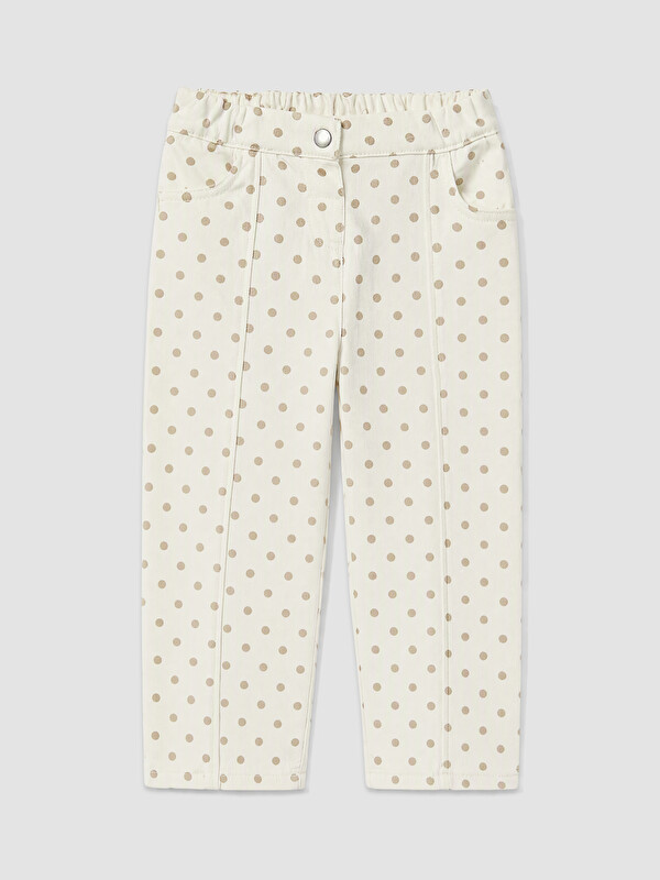 LC WAIKIKI Regularne gabardinske pantalone za bebe djevojčice