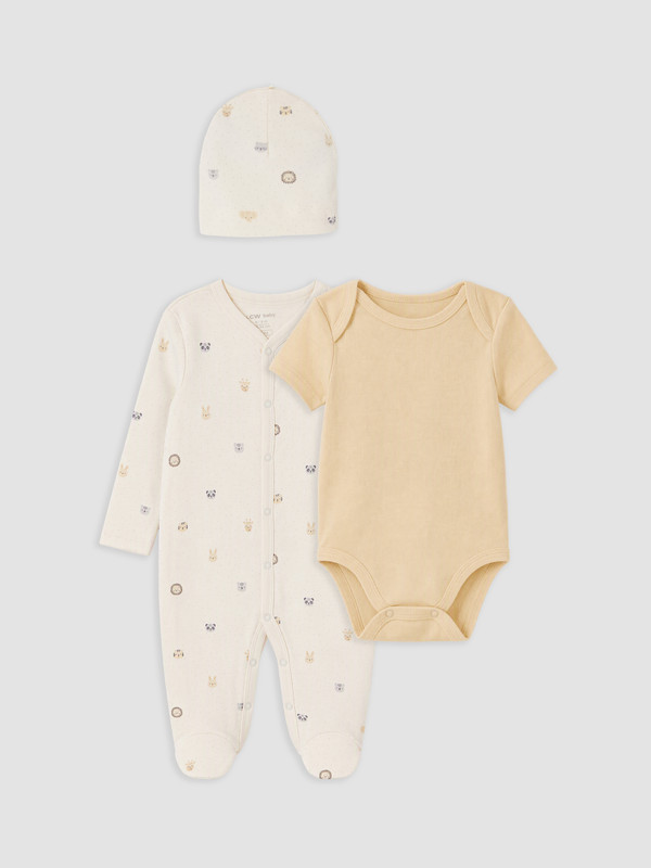 LCW baby Printed Baby Boys' Hospital Exit Set