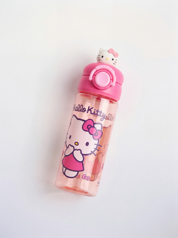 LCW JOY Hello Kitty Baskılı Kız Çocuk Suluk
