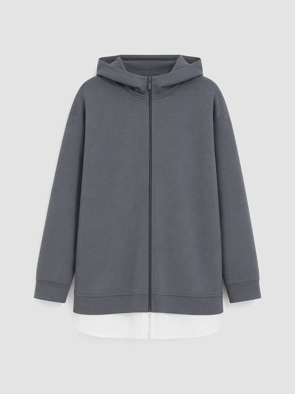 LCW EVERYDAY Soft Touch Women's Zip-Up Sweatshirt
