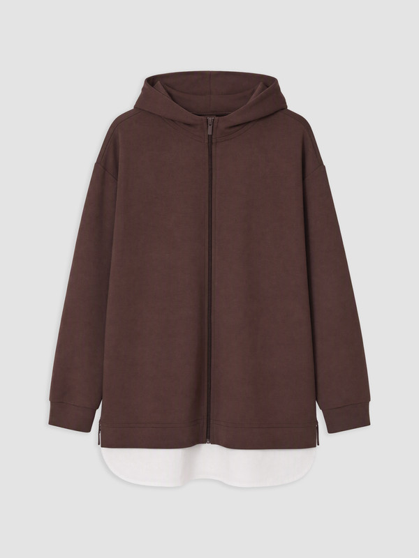 LCW EVERYDAY Soft Touch Women's Zip-Up Sweatshirt