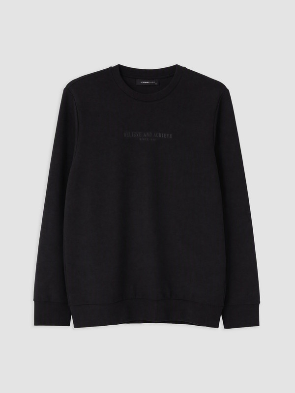 LCWAIKIKI Classic Bisiklet Yaka Erkek Sweatshirt
