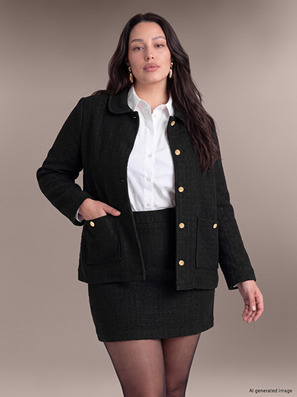 LCW Curve Plus Size Women's Jacket