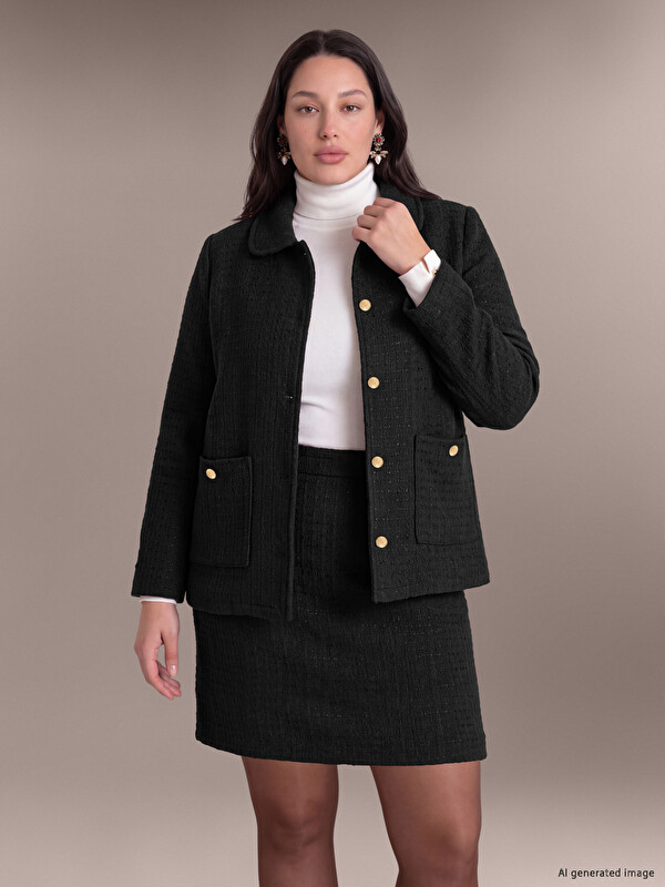 LCW Curve Plus Size Women's Jacket