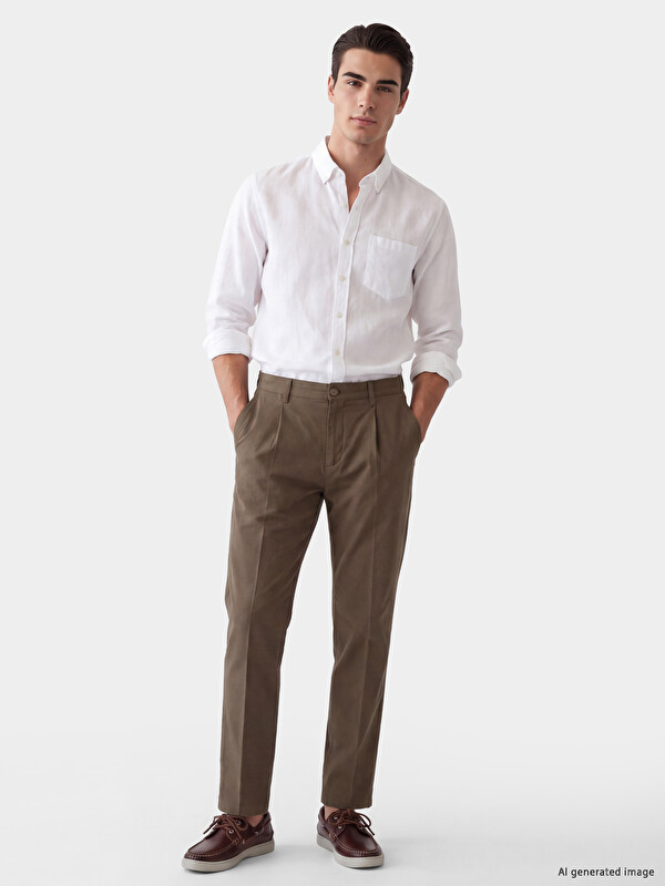 LCWAIKIKI Classic Regular Fit Erkek Chino Pantolon