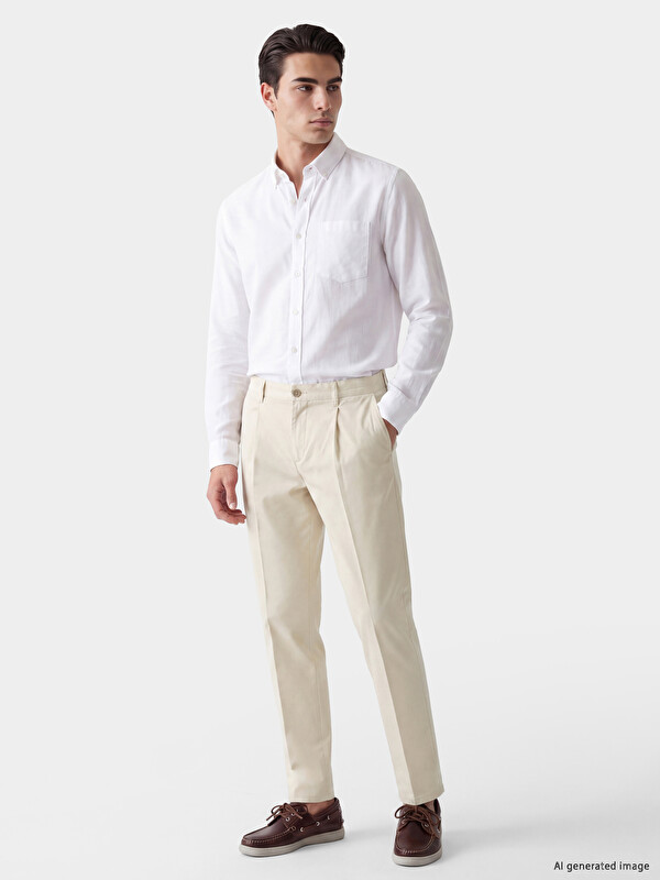 LCWAIKIKI Classic Regular Fit Erkek Chino Pantolon