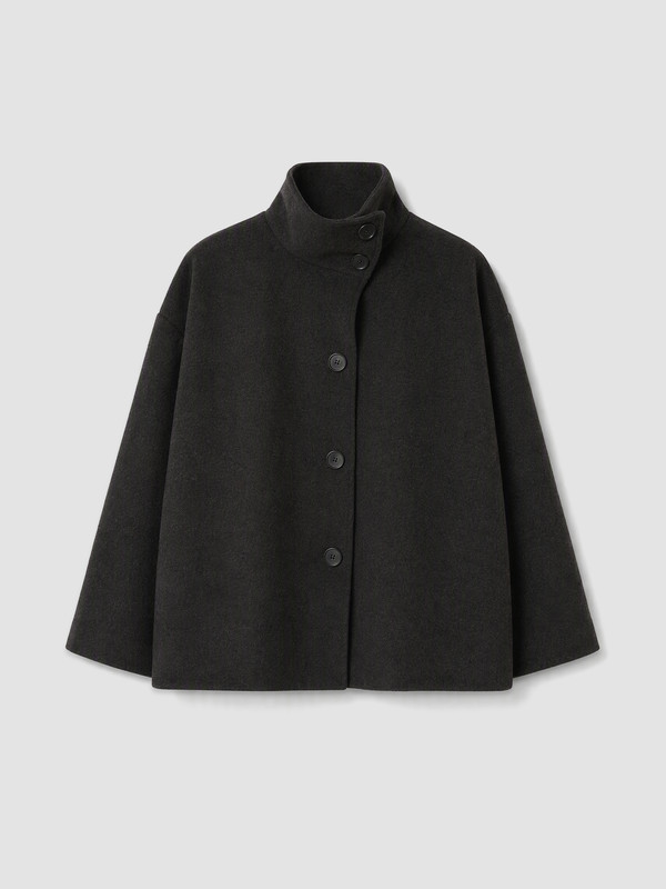 LCW Curve Palton Cachet pentru Femei Plus Size