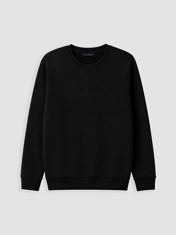 SOUTHBLUE Baskılı Erkek Kalın Sweatshirt