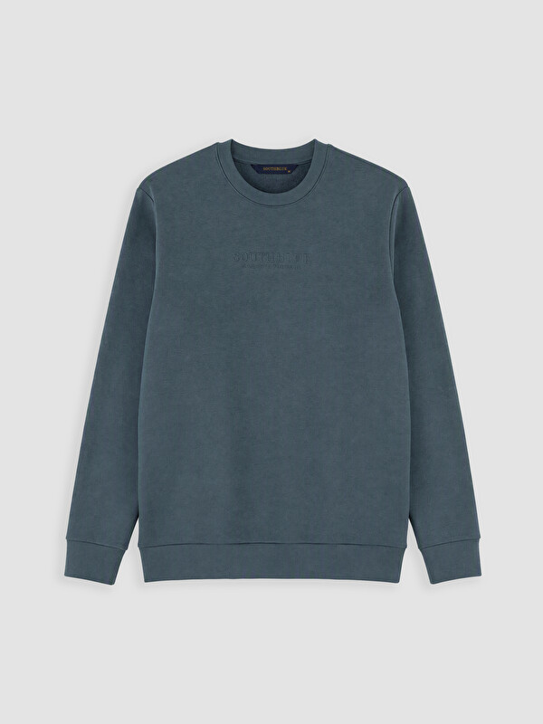 SOUTHBLUE Baskılı Erkek Kalın Sweatshirt