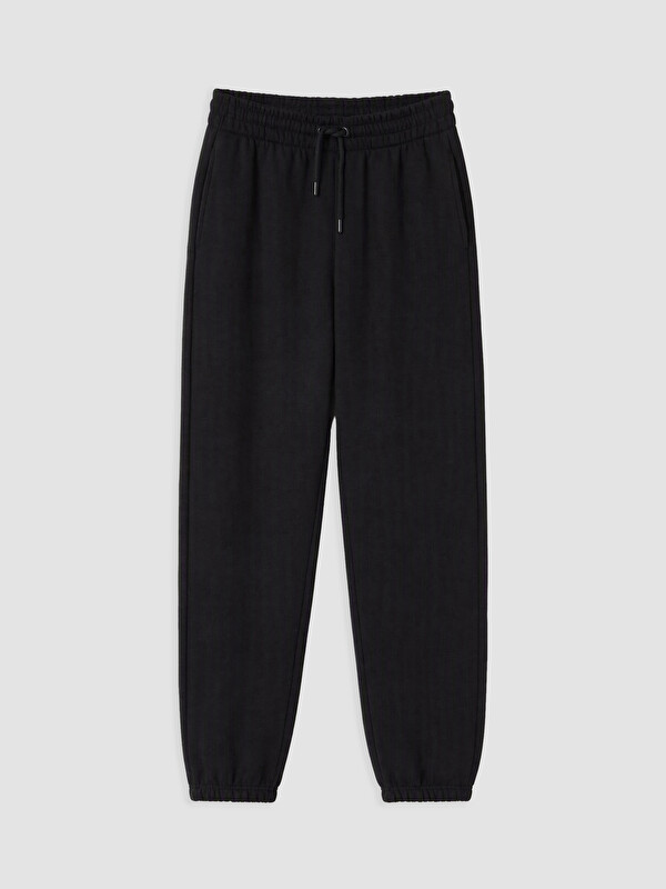 KOOR SPORT Beli Lastikli Kadın Jogger Eşofman Altı