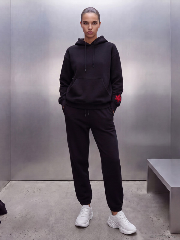 KOOR SPORT Beli Lastikli Kadın Jogger Eşofman Altı