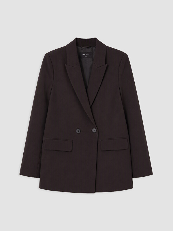 LCW STUDIO Kruvaze Yaka Kadın Blazer Ceket