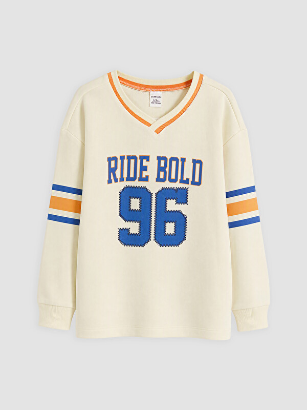 LCW Kids Boy Beige T-Shirt