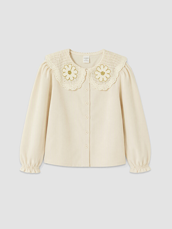LCW Kids Girl Ecru Shirt