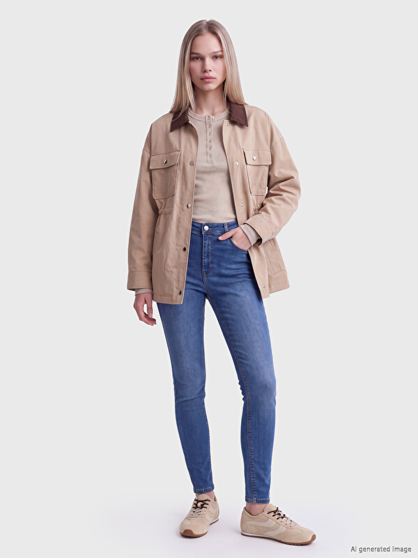 LCW Jeans Blugi super skinny fit Jupiter pentru femei