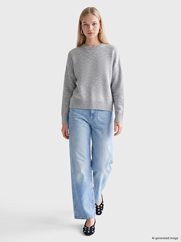 LCW Jeans Wideleg Kadın Jean Pantolon