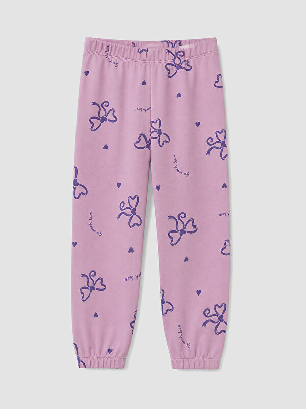 LC WAIKIKI Baskılı Kız Çocuk Jogger Eşofman Altı