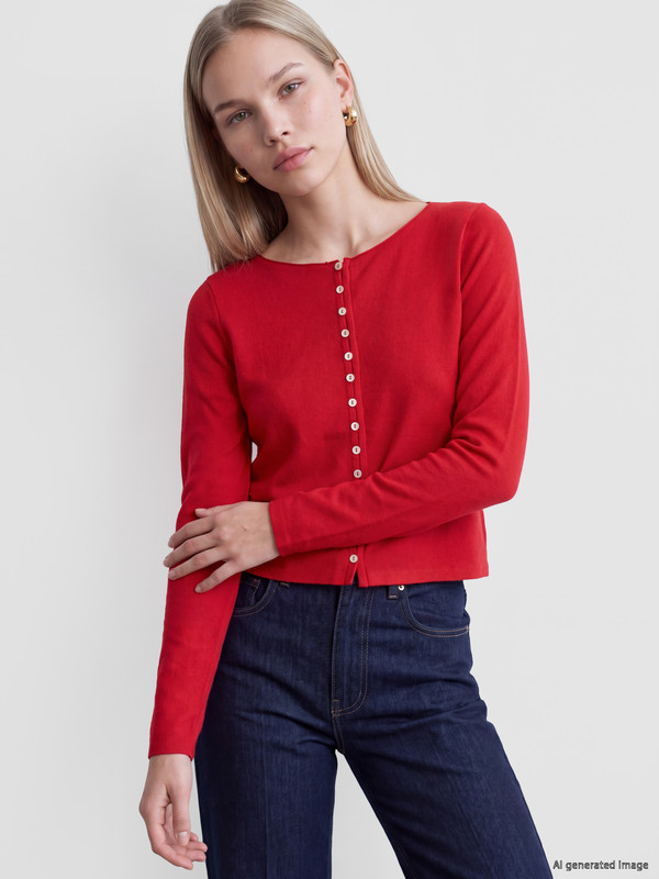 LCW Vision Crew Neck Women's Cardigan