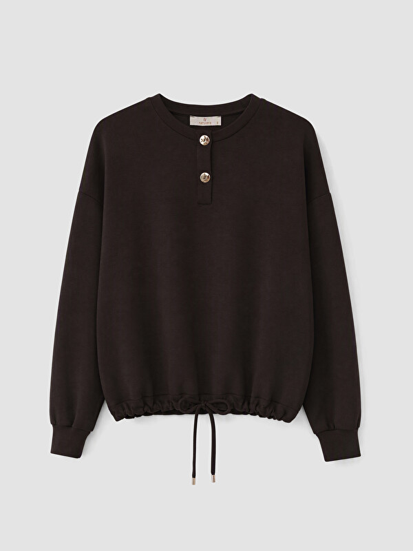 Natuvera Bisiklet Yaka Kadın Sweatshirt
