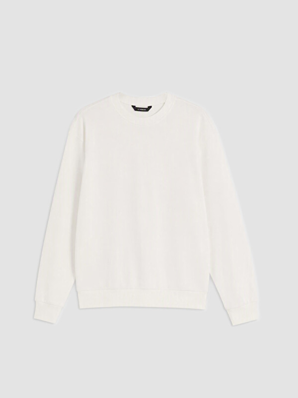 LC WAIKIKI Bisiklet Yaka Erkek Sweatshirt