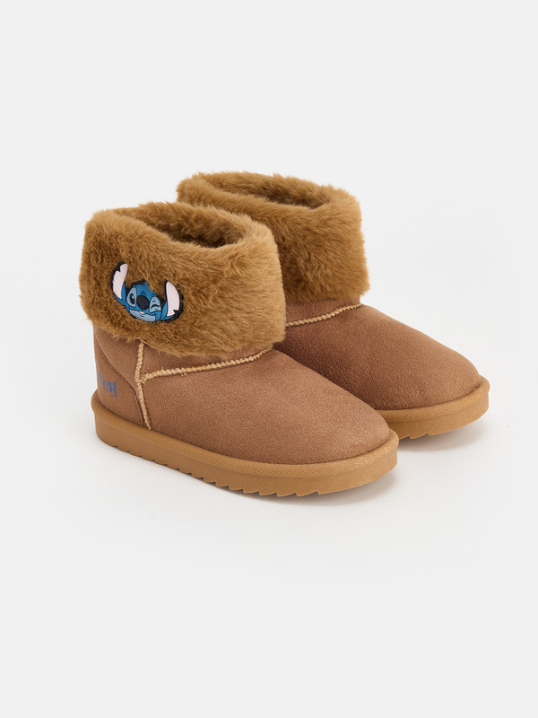 LCW STEPS Lilo and Stitch Embroidered Girls' Boot