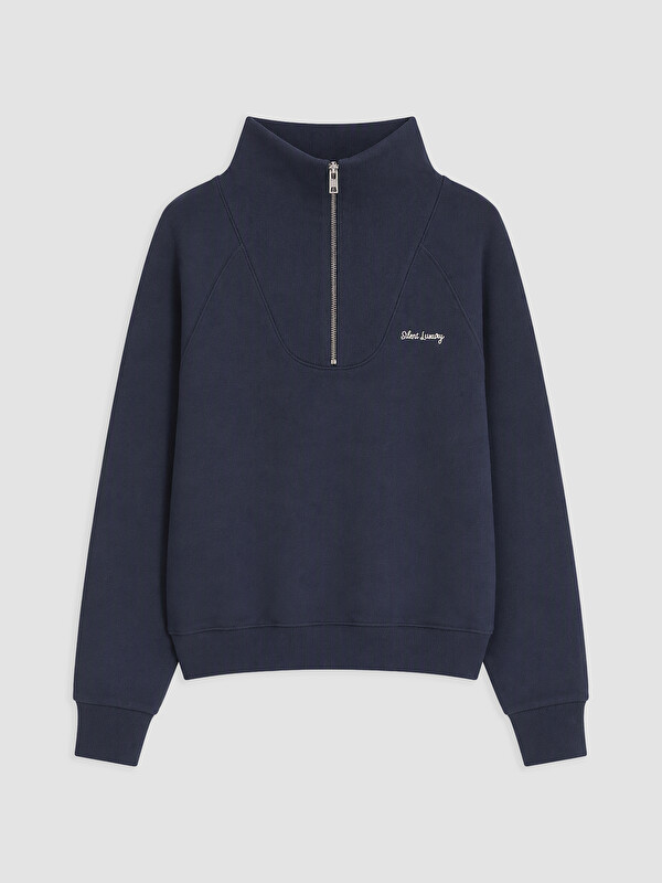 LCW Vision Dik Yaka Oversize Kadın Sweatshirt