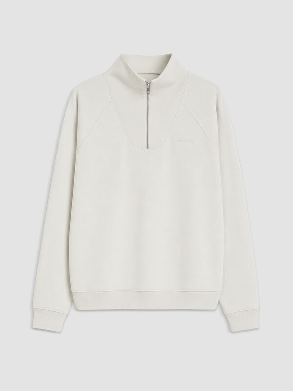 LCW Vision Mock Neck Oversize Women's Sweatshirt