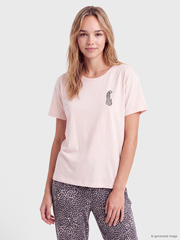 LCW DREAM Woman Grey Pyjama Set