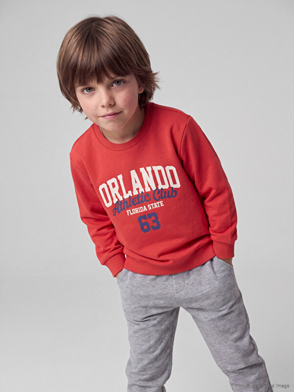 LCW Kids Printed Boys' Sweatshirt