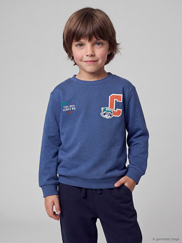 LCW Kids Dječja dukserica s okruglim izrezom