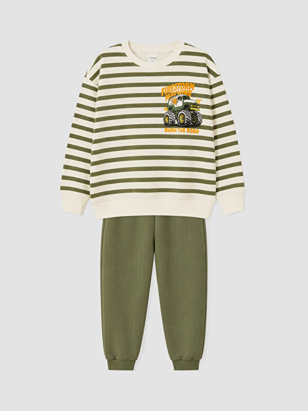 LCW Kids Set de trening Kaki Băiat