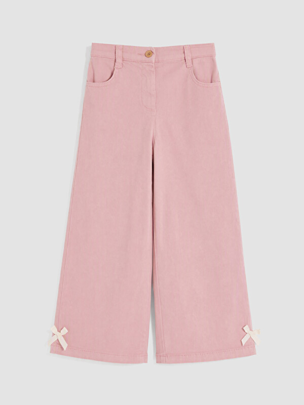 LCW Kids Bow Detailed Girls' Trousers