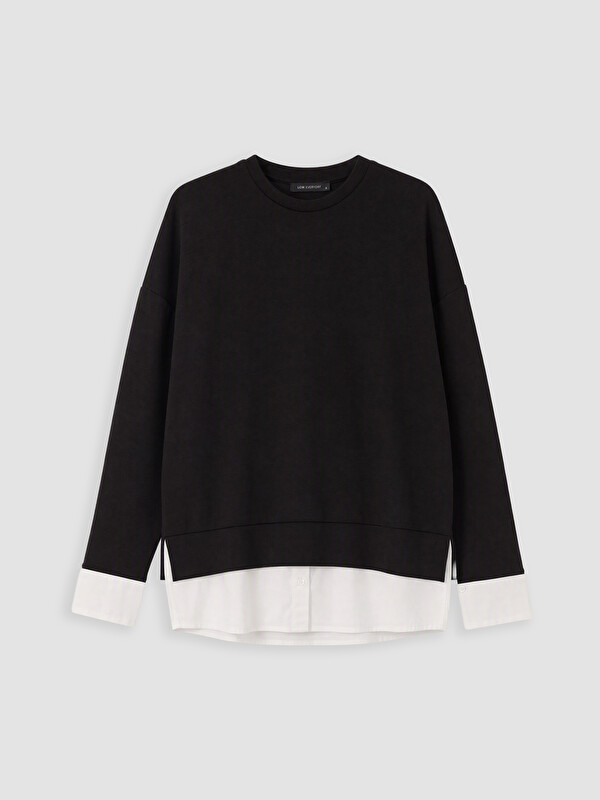LCW EVERYDAY Oversize Soft Touch Kadın Sweatshirt