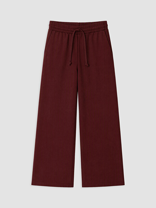 LCW Modest Pantaloni din Bumbac 100% cu Talie Elastică pentru Femei