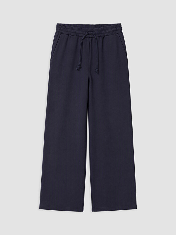 LCW Modest Beli Lastikli %100 Pamuklu Kadın Pantolon
