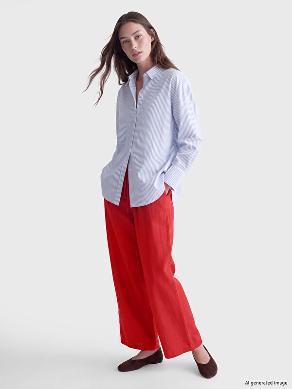 LCW Modest Женские широкие брюки с эластичным поясом