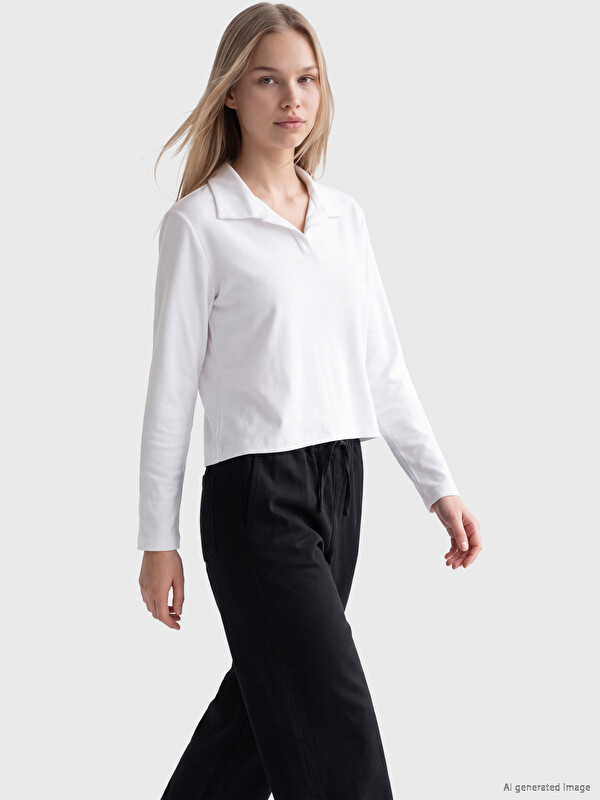 Natuvera Polo Collar Women's T-Shirt